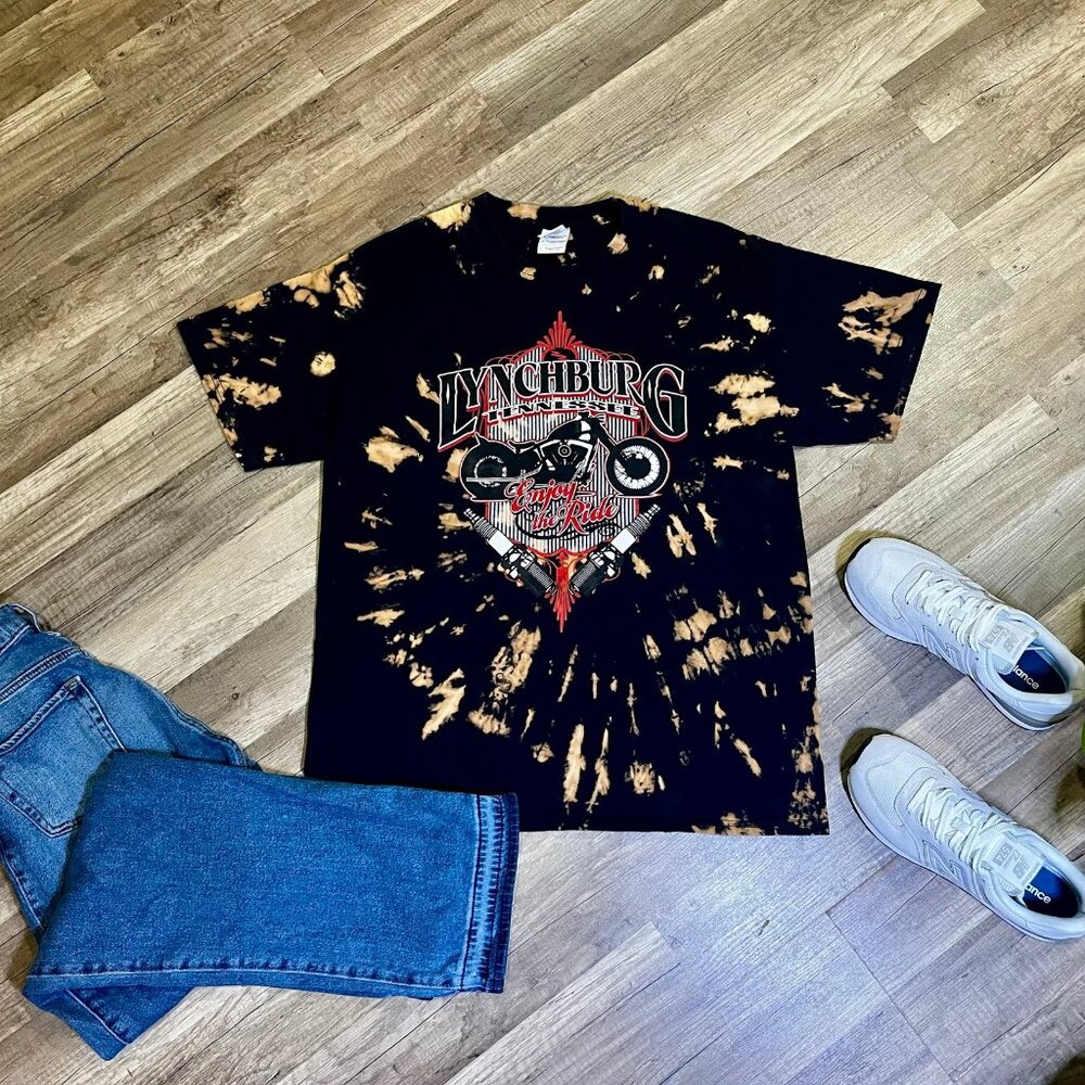 Vintage Lynchburg Tennessee “Enjoy the Ride” Motorcycle T-Shirt Large
